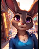 anthro blinking collared_shirt detailed_background detailed_fur eyeshadow female fur grey_body grey_fur head_tilt looking_at_viewer makeup pink_nose purple_eyes selfie smile smiling_at_viewer solo stable_diffusion cattorihanzo judy_hopps lagomorph leporid mammal rabbit animated detailed hi_res webm