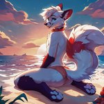 Rating: q
ID: 106719
Date: 2025-05-18 16:30:02 -0400
Status: pending
Score: 3
4_toes absurd_res anthro beach biped black_body black_fur black_nose blue_eyes butt canid canine claws clothed clothing cloud collar detailed_background digital_media_(artwork) digitigrade dipstick_tail feet femboy flower fluffy fluffy_tail fox fur hair hi_res inner_ear_fluff kneeling leg_markings light looking_at_viewer looking_back looking_back_at_viewer male mammal markings multicolored_body multicolored_fur multicolored_tail open_mouth outside pawpads paws pink_pawpads plant rear_view red_body red_fur sand sea seaside shaded sitting sky smile socks_(marking) solo sun sunset swimwear tail tail_markings teeth toe_claws toes tongue topless tuft underwear water wet wet_body white_body white_fur white_hair white_tail wilddogone post #106719