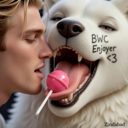 anthro bodily_fluids candy dessert dripping duo extreme_close-up eyelashes female food fur interspecies kissing licking male male/female open_mouth saliva saliva_drip saliva_string seductive tongue tongue_out white_body white_fur zindabad human mammal ursid ursine 4k animated hi_res short_playtime webm