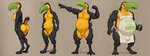 3_toes alcohol anthro apron apron_only beak bedroom_eyes beer belly beverage beverage_can big_belly big_butt big_muscles black_body black_claws blush bubble bulge butt chest_tuft claws clothing countershading digitigrade drunk emanata feathers featureless_crotch feet flexing front_view girly green_eyes growth hand_on_leg hand_on_stomach hand_on_thigh holding_beverage holding_object looking_down_at_self male mostly_nude multicolored_body muscle_growth musclegut muscular muscular_thighs narrowed_eyes open_beak open_mouth overweight overweight_anthro overweight_male pecs pose potbelly seductive side_view simple_background slightly_chubby smile solo standing substance_intoxication tail_feathers text thick_thighs three-quarter_view toes tuft two_tone_body weight_gain white_clothing yellow_body mo-net_(director) kanpei_(luuklook) avian bird toucan absurd_res english_text full-length_portrait hi_res portrait sequence