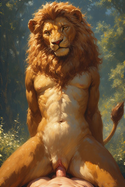 andromorph anthro balls bedroom_eyes cowgirl_position duo erection female female_penetrated first_person_view from_front_position fur genitals human_on_anthro human_penetrating humanoid_genitalia humanoid_penis intersex intersex/male interspecies light looking_at_viewer male male/female male_penetrating mane muscular narrowed_eyes nipples nude on_bottom on_top penetration penile penis plant presenting pussy seductive sex spread_legs spreading vaginal vaginal_penetration vein veiny_penis extravirginweaseloil felid feline felis human humanoid lion mammal pantherine hi_res