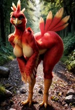 anthro breasts butt female jfurryart605 kazooie avian bird animated hi_res webm