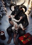 anthro christmas doggystyle duo embrace from_behind_position genitals gilbertaram hammer hug img2img male male/male mammal murid murine penis rat rodent sex size_difference skaven tools warhammer