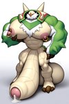 abs anthro anthrofied balls barazoku biceps big_balls big_biceps big_muscles big_penis black_eyes bodily_fluids brown_claws brown_fingers brown_toes chest_tuft claws daddyfication dripping foreskin genital_fluids genitals glans green_arms huge_balls huge_muscles huge_penis humanoid_genitalia humanoid_penis hyper hyper_balls hyper_chest hyper_genitalia hyper_muscles hyper_pecs hyper_penis leaking_precum male manly mature_anthro mature_male motion_lines multicolored_shell muscular muscular_anthro muscular_arms muscular_male nipples penis pokemorph precum precum_drip precum_on_ground red_nose shell simple_background smile solo spiked_shell spikes spikes_(anatomy) tan_balls tan_genitalia tan_head tan_helmet tan_penis thick_arms thick_thighs tuft two_tone_arms unretracted_foreskin white_arms white_background white_chest_tuft mega_pokemen nintendo pokemon chesnaught generation_6_pokemon mammal pokemon_(species) 1:1 2024 digital_drawing_(artwork) digital_media_(artwork) hi_res