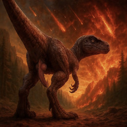 animal_genitalia anus apocalypse bing_image_creator butt claws detailed_background erection feral fire genital_slit genitals knot looking_back low-angle_view male meteor_shower penile_spines penis pupils rear_view scales slit slit_pupils solo tail yellow_eyes eclipsetheorca dinosaur dromaeosaurid reptile scalie theropod velociraptor invalid_tag detailed hi_res stable_diffusion