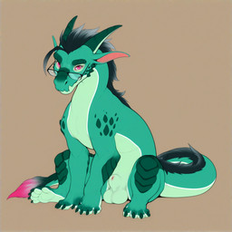 2_horns animal_genitalia balls claws countershade_face countershade_feet countershade_tail countershading dewclaw eyewear feet feral flesh_fang fully_sheathed genitals glasses horn looking_at_viewer male mane mouth_closed mythology paws pink_eyes presenting_sheath sheath simple_background sitting solo tail tail_tuft teal_balls teal_body teal_countershading teal_scales tuft latiodile magnum_(latiodile) dragon mythological_creature mythological_scalie scalie wingless_dragon hi_res stable_diffusion
