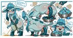 anthro bodily_fluids dessert feces female feral food genital_fluids ice_cream peeing pooping scat solo teats urine watersports aiolio nintendo pokemon eeveelution generation_4_pokemon glaceon pokemon_(species) hi_res