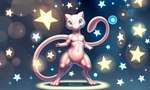 3_fingers 3_toes ambiguous_gender anthro blue_eyes feet fingers looking_at_viewer navel pink_body solo standing star text toes sergalbutt nintendo pokemon legendary_pokemon mew pokemon_(species) detailed hi_res signature url