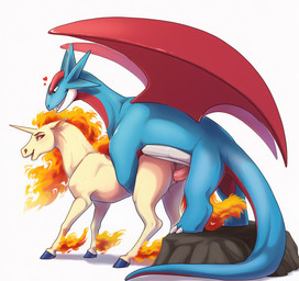 <3 animal_genitalia animal_penis anus black_eyes doggystyle duo female feral fire from_behind_position genitals horn male male/female mounting mythology narrowed_eyes penetration penis pussy red_eyes rock sex simple_background vaginal vaginal_penetration white_background lightning7 nintendo pokemon dragon equid equine generation_1_pokemon generation_3_pokemon mammal mythological_creature mythological_scalie pokemon_(species) rapidash salamence scalie western_dragon hi_res