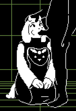 3_fingers abstract_background anthro barefoot cheek_bulge clothed clothed/nude clothed_female_nude_male clothing duo faceless_character faceless_male feet fellatio female fingers floppy_ears front_view fully_clothed_anthro fully_clothed_female genitals hand_on_head hand_on_leg hand_on_own_leg horn human_on_anthro interspecies kneeling male male/female nude on_model oral penile penis penis_in_mouth sex snout sawmill undertale_(series) toriel human mammal black_and_white digital_media_(artwork) hi_res monochrome pixel_(artwork) spot_color