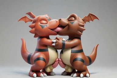 anthro balls belly_rub duo eyes_closed french_kissing frottage genitals hand_holding kissing male male/male mythology penis sex simple_background slightly_chubby tail white_background stothemfh digimon digimon_(species) dinosaur dragon guilmon mythological_creature mythological_scalie reptile scalie animated short_playtime webm