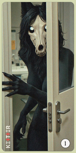 breasts claws door female mirror solo teeth kettter scp-1471-a hi_res