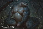 anthro balls biceps big_biceps big_muscles big_pecs bodily_fluids claws dripping erection foreskin genital_fluids genitals green_body green_scales lake male musclegut muscular muscular_anthro muscular_arms muscular_male muscular_thighs navel night nipples pecs penis plant precum precum_drip scales solo swamp tree water tredici04 crocodile crocodilian crocodylid humanoid reptile scalie hi_res