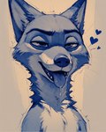 <3 ahegao anthro bedroom_eyes bodily_fluids looking_at_viewer looking_pleasured male narrowed_eyes saliva saliva_on_tongue seductive shaking solo suggestive tongue tongue_out zootopia alucard_(director) nick_wilde canid canine fox mammal hi_res