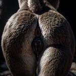 animal_genitalia animal_pussy anthro anus bodily_fluids butt canine_genitalia canine_pussy dripping female genital_fluids genitals hi_res hornybunny judy_hopps lagomorph leporid mammal pussy pussy_juice pussy_juice_drip rabbit solo stable_diffusion zootopia