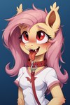 anthro female fluttershy mlp solo flutterbat_(mlp) fluttershy_(mlp) equid equine horse humanoid mammal pony hi_res