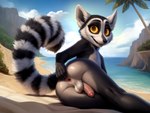 anthro disney dreamworks gilbertaram king_julien lemur madagascar_(series) male mammal primate solo strepsirrhine