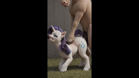 anal anal_penetration animal_genitalia animal_penis anthro big_dom_small_sub bodily_fluids clenched_teeth cutie_mark dominant duo equine_penis eyes_closed female feral feral_on_feral feral_penetrated feral_penetrating feral_penetrating_feral from_behind_position genitals grass hooves male male/female outside_sex penetration penis plant questionable_consent rough_sex running_mascara sex side_view size_difference smaller_penetrated submissive tears teeth ilovekrystal friendship_is_magic my_little_pony rarity_(mlp) equid equine horse mammal pony animated hi_res short_playtime webm