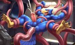 3_toes abs anal anal_penetration anthro avian_feet balls beak biped bird_feet blue_body bodily_fluids bound cum cum_in_ass cum_inside erection eye_roll feet genital_fluids genitals humanoid_genitalia humanoid_penis male muscular muscular_anthro muscular_male nipples open_mouth orgasm penetration penis sex solo tentacle_around_arm tentacle_around_leg tentacle_bondage tentacle_penetration tentacle_sex tentacles text toes tongue vein veiny_penis yellow_beak sergalbutt nintendo star_fox falco_lombardi hi_res signature url