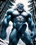 2024 4:5 abs anthro aroused backlighting balls barazoku beard biceps big_abs big_biceps big_deltoids big_forearm_muscles big_muscles big_pecs big_penis big_quads big_triceps biped black_pupils blue_balls blue_body blue_eyes blue_fur blue_glans blue_nose blue_penis blue_skin bodily_fluids body_hair broad_shoulders chest_tuft cool_colors countershade_fur countershade_torso countershading crotch_tuft cryptid dark_glans day deltoids detailed detailed_background digital_media_(artwork) dripping erection facial_hair fangs fist fluffy_balls fog forearm_muscles foreskin forest forest_background front_view fur genital_fluids genitals glans hair half-closed_eyes happy_trail hi_res humanoid humanoid_ears humanoid_genitalia humanoid_hands humanoid_penis light light_beard light_body light_countershading light_facial_hair light_fur light_hair lighting looking_at_viewer looking_down looming low-angle_view male mammal manly mature_anthro mature_humanoid mature_male monster multicolored_body multicolored_fur muscular muscular_anthro muscular_humanoid muscular_male narrowed_eyes nature nature_background navel nipples obliques open_mouth outside overbite pecs penis pink_ears pink_nipples plant portrait precum precum_drip presenting presenting_penis pubes pupils quads retracted_foreskin serratus shaded sharp_teeth snow solo standing teeth thick_penis three-quarter_portrait trapezius tree triceps tuft tusks two_tone_body two_tone_fur vein veiny_penis white_beard white_body white_countershading white_facial_hair white_fur white_hair white_pubes yeti zenithwolf