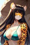 bikini clothing female swimwear felid jaguar mammal pantherine tagme