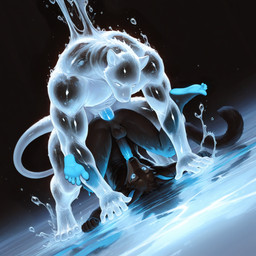 anal anthro autofellatio autofellatio_while_penetrated balls duo feet genitals male male/male masturbation muscular oral oral_masturbation penile penile_masturbation penis piledriver_position sex submissive submissive_male surprise water latentspaceman canid canine canis elemental_creature mammal water_creature hi_res