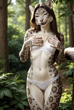 anthro black_hair bodily_fluids bottomwear bra breasts butt clothed clothing dancing ejaculation female fingering forest fur genital_fluids genitals hair long_hair looking_at_viewer looking_pleasured nipples nude open_mouth orgasm orgasm_face photorealism plant presenting pussy pussy_ejaculation pussy_juice realistic realistic_fur smile snow solo spreading tail topwear tree underwear vaginal vaginal_fingering white_body white_fur tailwave felid feline humanoid leopard mammal pantherine animated detailed hi_res long_playtime webm