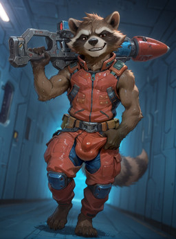 adjusting_clothes ambiguous_fluids anthro armor ball_grab balls balls_outline belt belt_buckle belt_pouch bodily_fluids bulge bulge_focus bulge_grab first_person_view genital_outline genitals gun looking_at_another looking_at_partner looking_at_viewer low-angle_view male male/male musk partner penile penis penis_outline penis_tip penis_worship ranged_weapon rocket science_fiction smile smirk smirking_at_viewer solo solo_focus space space_station spacecraft spacecraft_interior spaceship spacesuit straps sweat sweaty_body team vehicle weapon motelsaint guardians_of_the_galaxy rocket_raccoon mammal procyonid raccoon hi_res
