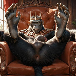 anthro feral male solo humanoid low_res