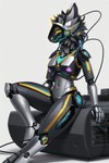 anthro female machine para protogen solo