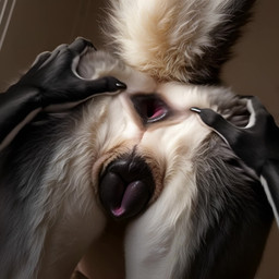 ambiguous_gender anatomically_correct animal_genitalia animal_pussy anthro anus black_anus black_body black_claws black_fur black_pussy butt butt_grab canine_genitalia canine_pussy claws close-up detailed_anus detailed_fur duo faceless_character female female/ambiguous female/female finger_claws fingers first_person_view fluffy fluffy_tail fur gaping gaping_anus genitals hand_on_butt multicolored_body nude presenting presenting_anus presenting_hindquarters presenting_pussy pussy raised_tail rear_view solo_focus spread_anus spread_butt spreading tail tail_anus white_body white_fur balloon_(director) canid canine canis mammal mephitid wolf animated detailed digital_media_(artwork) hi_res short_playtime webm