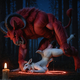 2_horns 5_fingers abdominal_bulge abs ambiguous_penetration animal_genitalia animal_penis anthro anthro_on_anthro anthro_penetrated anthro_penetrating anthro_penetrating_anthro anthro_penetrating_female ass_up balls biceps big_balls big_breasts big_dom_small_sub big_penis black_balls black_genitals black_horn black_penis bodily_fluids bovid_horn breasts butt candle caprine_horn claws cloven_hooves curved_horn detailed_background dominant dominant_male dripping duo equine_genitalia equine_penis erection fangs female female_anthro female_on_anthro female_penetrated fingers fire forced forest from_behind_position fur genital_fluids genitals grabbing hooves horn huge_penis interspecies large_penetration larger_anthro larger_male leg_grab light looking_pleasured magic male male/female male_anthro male_on_anthro male_penetrating male_penetrating_anthro male_penetrating_female medial_ring monotone_body muscular muscular_anthro muscular_male nature nature_background night nipples nude nude_anthro nude_female nude_male occult_symbol open_mouth outside pecs penetration penile penile_penetration penis pentagram pink_genitals pink_penis plant rape realistic red_body red_eyes red_fur ridiculous_fit rough_sex saliva sex sharp_teeth short_tail side_view size_difference smaller_anthro smaller_female smaller_penetrated star submissive submissive_female summoning_circle symbol tail tail_tuft teeth tongue tongue_out tree tuft unguligrade vein veiny_penis white_body white_fur gridanon bovid caprine caprine_demon demon goat goat_demon mammal sheep 3d_(artwork) detailed digital_media_(artwork) hi_res stable_diffusion