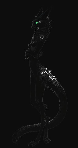 Rating: q
ID: 122425
Date: 2025-08-19 00:12:11 -0400
Status: active
Score: 53
3_toes anthro avian beak black_background black_body black_fur breasts claws crossed_arms feathers featureless_breasts feet female fluffy full-length_portrait fur green_sclera hi_res long_tail looking_at_viewer neck_tuft nude oldhroft portrait shadow_(oldhroft) side_view simple_background slim small_breasts solo spots spotted_body spotted_fur standing toes tuft velari post #122425