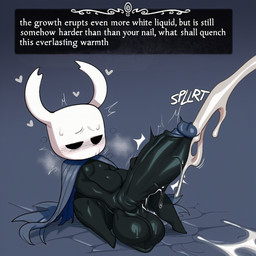 <3 anthro balls big_balls big_penis blush bodily_fluids clothing cum cumshot dialogue ejaculation erection foreskin genital_fluids genitals glans huge_balls huge_penis humanoid_genitalia humanoid_penis hyper hyper_genitalia hyper_penis long_penis male orgasm penis retracted_foreskin small_but_hung solo sweat text thick_penis throbbing_balls throbbing_penis vein veiny_penis hellsonger hollow_knight team_cherry protagonist_(hollow_knight) arthropod vessel_(species) 2025 english_text