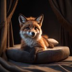 canid canine feral fluffy_fur fox fur hi_res hornybunny indigo_furry_mix_v95_realistic indigoyiffylawlessmix_(model) male mammal nose paws solo stable_diffusion