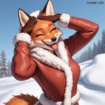 Rating: s
ID: 103799
Date: 2025-04-30 23:23:24 -0400
Status: active
Score: 3
alice_the_vixen anthro canid canine eyes_closed female forest fox fur fur_coat happy leyendas_arts mammal meme multicolored_body multicolored_fur orange_body orange_fur outside plant smile tongue tongue_out tree two_tone_body two_tone_fur winter post #103799