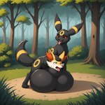 animal_genitalia balls big_balls bodily_fluids crying duo feral genitals head_grab huge_balls hyper hyper_balls hyper_genitalia male sheath sheath_vore tears vore thedavid nintendo pokemon braixen eeveelution generation_2_pokemon generation_6_pokemon pokemon_(species) umbreon hi_res