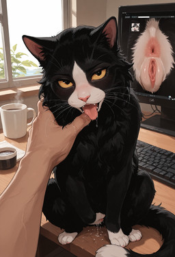 anus bestiality bodily_fluids butt dripping duo female female_on_human feral first_person_view fur genital_fluids genitals human_on_feral humanoid_genitalia humanoid_pussy interspecies looking_at_viewer male male/female male_on_feral masturbation paws pussy pussy_juice tongue diddlier domestic_cat felid feline felis human mammal absurd_res hi_res