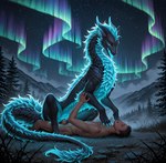 aurora_borealis balls bestiality black_body black_fur blue_body blue_eyes blue_fur blue_tongue cloud cowgirl_position duo evergreen_tree female female_on_human feral feral_on_top fluffy fluffy_tail forest from_front_position fur genitals grass human_on_feral interspecies long_tail lying lying_on_ground male male/female mountains mythology night on_back on_bottom on_top open_mouth pale_skin penetration penis pine_tree plant pussy sex straddling tongue tongue_out tree upscale vaginal vaginal_penetration retr-1 dragon furred_dragon human mammal mythological_creature mythological_scalie scalie wingless_dragon edit hi_res