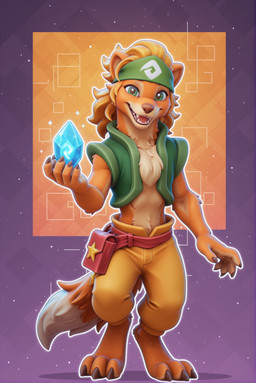 3 5 at female solo standing tow tuft yellow nikoderiko:the_magical_world herpestid mammal mongoose abstract green holding_(disambiguation) invalid_tag hi_res