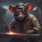 absurd_res anthro director_rattlepaw hi_res male mammal murid murine rat rattlepaw rodent solo