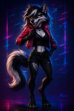 5.1 chatgpt female female/female mrokiedokie solo muse canid canine mammal hi_res