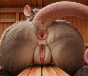 anthro anus butt cabin close-up female genitals lying on_front presenting presenting_hindquarters pussy solo tail crimson_fenrir_(director) didelphid mammal marsupial hi_res