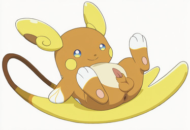 animal_genitalia animal_penis anus balls blue_eyes brown_body butt erection feet feral genitals looking_at_viewer lying lying_on_tail male on_back pawpads paws penis presenting presenting_anus presenting_balls presenting_hindquarters presenting_penis presenting_sheath sheath simple_background smile soles solo spread_legs spreading style_emulation tail tapering_penis toes white_background jomisa nintendo pokemon alolan_form alolan_raichu pokemon_(species) regional_form_(pokemon)