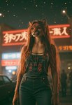 asian_clothing brown_hair clothing east_asian_clothing female hair japan japanese_clothing long_hair mature_female solo yellow_eyes akhiezer cougar felid feline mammal absurd_res hi_res