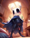 anthro little_ghost male solo team_cherry the_knight gilbertaram the_knight_(hollow_knight) arthropod insect