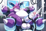 anus balls bdsm big_balls big_penis bodily_fluids bondage bound claws cum_collecting feral fucking_machine genital_fluids genitals humanoid_genitalia humanoid_penis machine male male/male penetration penile penis penis_milking penis_milking_machine pig_hair restraints sex_toy sex_toy_insertion solo spread_legs spreading tail teeth toe_claws vein veiny_penis nintendo pokemon generation_1_pokemon nidoking pokemon_(species)