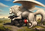 animal_genitalia animal_penis animal_pussy anthro anus balls balls_on_ground big_balls big_knot big_penis black_body blue_eyes canine_genitalia canine_penis canine_pussy city destruction duo ears_down erection female feral feral_on_feral genitals huge_balls huge_knot huge_penis hyper hyper_balls hyper_genitalia hyper_knot hyper_penis knot macro male male/female moan moaning nipples penetration penis pivoted_ears pussy sharp_teeth teeth vaginal vaginal_penetration white_body yellow_eyes ruby_(lunathewolf55) canid canine canis mammal werecanid werecanine werecreature werewolf wolf