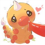 <3 blush bodily_fluids disembodied_penis dripping drooling duo feral genital_fluids genitals glistening glistening_body glistening_genitalia glistening_penis grass horn leaking_precum male male/male penis plant precum precum_drip saliva simple_background solo_focus stinger tapering_penis minco nintendo pokemon generation_1_pokemon pokemon_(species) weedle