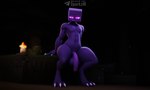 3_toes abs anthro balls big_balls big_penis biped claws dark_body darkness digitigrade dirt feet flaccid genitals glowing glowing_eyes grass long_penis looking_at_viewer male nude penis plant purple_eyes purple_penis sitting smile smirk solo text thick_thighs toes torch white_claws sergalbutt minecraft enderman humanoid 5:3 signature url